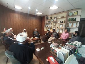 دیدار با حجت‌الاسلام والمسلمین رفیعی برای همکاری در پروژه احیاء آثار شیخ صدوق(ره)